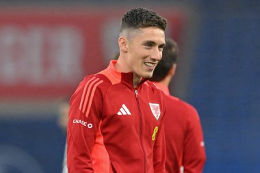Galler 'den Harry Wilson, UEFA Uluslar Ligi - 4. Lig - Galler-Karadağ maçı öncesinde Cardiff City Stadyumu, Cardiff, İngiltere, 14 Ekim 2024