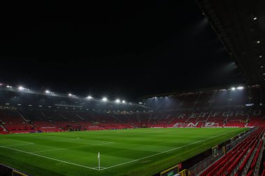 Manchester United 'ın evi Old Trafford' da, Carabao Kupası 'nın önünde son 16 maç Manchester United ile Leicester City' nin 30 Ekim 2024 'te Old Trafford, İngiltere' de karşılaşması