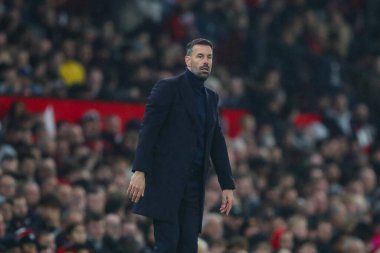 Ruud van Nistelrooy Carabao Kupası 'nda Manchester United' ın geçici teknik direktörü. Son 16 maç Manchester United ile Leicester City maçı. Old Trafford, Manchester, İngiltere, 30 Ekim 2024