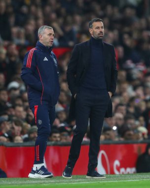 Ruud van Nistelrooy Carabao Kupası 'nda Manchester United' ın geçici teknik direktörü. Son 16 maç Manchester United ile Leicester City maçı. Old Trafford, Manchester, İngiltere, 30 Ekim 2024