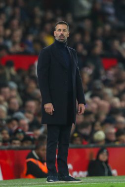 Ruud van Nistelrooy Carabao Kupası 'nda Manchester United' ın geçici teknik direktörü. Son 16 maç Manchester United ile Leicester City maçı. Old Trafford, Manchester, İngiltere, 30 Ekim 2024