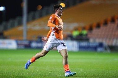 Blackpool 'dan Rob Apter, 21 Ekim 2024' te Bloomfield Road, Blackpool 'da Blackpool - Wigan Athletic maçında