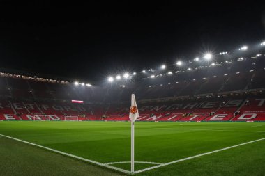Manchester United 'ın evi Old Trafford' da, Carabao Kupası 'nın önünde son 16 maç Manchester United ile Leicester City' nin 30 Ekim 2024 'te Old Trafford, İngiltere' de karşılaşması