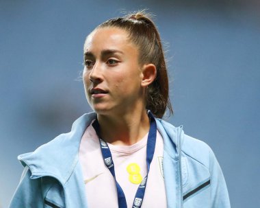 İngiltere 'den Maya Le Tissier, Coventry İnşaat Topluluğu Arena, Coventry, Birleşik Krallık, 29 Ekim 2024' te İngiltere Kadınlar ve Güney Afrikalı Kadınlar arasında oynanan Uluslararası Dostluk karşılaşması öncesinde Coventry Building Society Arena 'ya geldi.