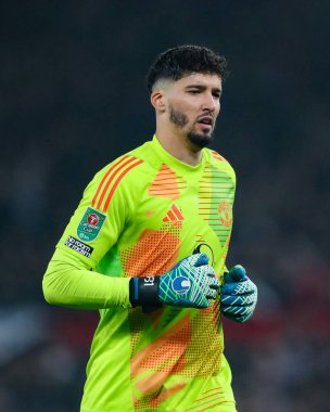 Manchester United 'dan Altay Bayndr Carabao Kupası' nda son 16 maç Manchester United ile Leicester City arasında Old Trafford, Manchester, İngiltere 'de, 30 Ekim 2024