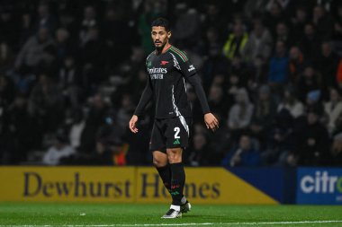 Carabao Kupası son 16 maçında Arsenal 'den William Sthe... Preston North End, Deepdale, Preston, İngiltere' de Arsenal 'e karşı... 30 Ekim 2024