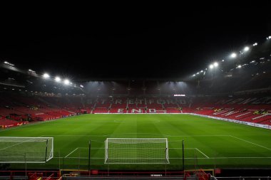 Manchester United 'ın evi Old Trafford' da, Carabao Kupası 'nın önünde son 16 maç Manchester United ile Leicester City' nin 30 Ekim 2024 'te Old Trafford, İngiltere' de karşılaşması