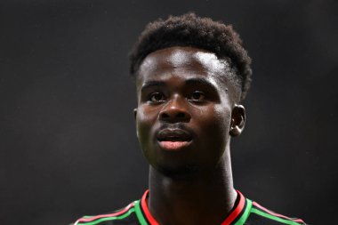 Arsenal 'den Bukayo Saka Carabao Kupası' nda son 16 maçta Preston North End, Deepdale, Preston, İngiltere 'de Arsenal' e karşı, 30 Ekim 2024