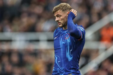 Chelsea 'den Kiernan Dewsbury-Hall Carabao Kupası Son 16 maç Newcastle United Chelsea' ye karşı St. James 's Park, Newcastle, İngiltere, 30 Ekim 2024