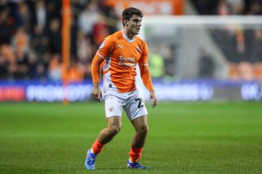 Blackpool 'dan Rob Apter, 21 Ekim 2024' te Bloomfield Road, Blackpool 'da Blackpool - Wigan Athletic maçında