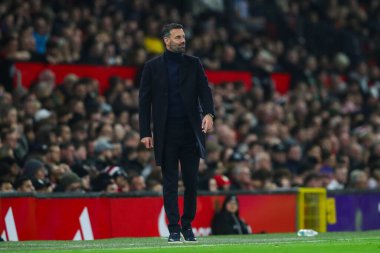 Ruud van Nistelrooy Carabao Kupası 'nda Manchester United' ın geçici teknik direktörü. Son 16 maç Manchester United ile Leicester City maçı. Old Trafford, Manchester, İngiltere, 30 Ekim 2024