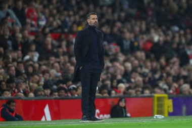 Ruud van Nistelrooy Carabao Kupası 'nda Manchester United' ın geçici teknik direktörü. Son 16 maç Manchester United ile Leicester City maçı. Old Trafford, Manchester, İngiltere, 30 Ekim 2024