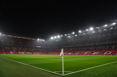 Manchester United 'ın evi Old Trafford' da, Carabao Kupası 'nın önünde son 16 maç Manchester United ile Leicester City' nin 30 Ekim 2024 'te Old Trafford, İngiltere' de karşılaşması