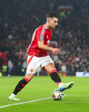 Manchester United takımından Diogo Dalot, 30 Ekim 2024 tarihinde Manchester United ile Leicester City maçında, Carabao Kupası 'nda maç yaptı.