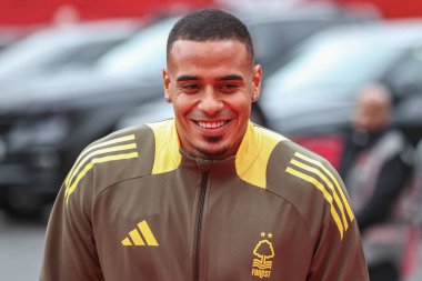 Nottingham Ormanı 'ndan Murillo Santiago, İngiltere' nin Nottingham şehrinde 2 Kasım 2024 'te oynanan Premier League maçı sırasında Nottingham Forest' a karşı West Ham United maçı sırasında geldi.