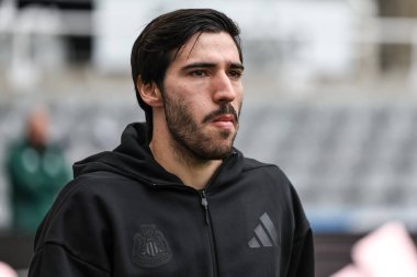 Sandro Tonali of Newcastle United arrives during the Premier League match Newcastle United vs Arsenal at St. James's Park, Newcastle, United Kingdom, 2nd November 2024 clipart