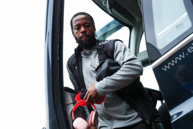 Blackpool 'dan Josh Onomah, Birleşik Krallık' ın Gillingham Priestfield Stadyumu 'nda 2 Kasım 2024 tarihinde oynanan Emirates FA Cup First Round karşılaşması öncesinde EMS Priestfield Stadyumu' na geldi.