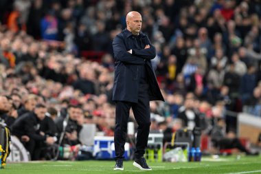 Liverpool teknik direktörü Arne Liverpool Premier Lig maçında Liverpool, Anfield, Liverpool 'da Brighton ve Hove Albion' a karşı maçı izliyor.