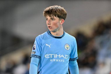 Manchester City 'den Charlie Gray Premier League 2 U23 maçında Manchester City, Manchester Stadyumu' nda Norwich City 'e karşı, 1 Kasım 2024