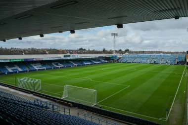 MEMS Priestfield 'ın, 2 Kasım 2024' te İngiltere 'nin Gillingham Priestfield Stadyumu' nda oynanan birinci tur karşılaşmasından önceki genel görünümü.