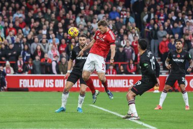 Nottingham Ormanı 'ndan Chris Wood Premier League maçında Nottingham Forest' a karşı West Ham United City Ground, Nottingham, İngiltere 'de 2 Kasım 2024' te 1-0 berabere kaldı.