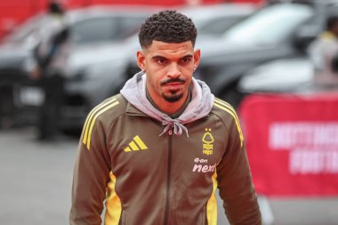 Nottingham Ormanı 'ndan Morgan Gibbs-White Premier League maçı sırasında Nottingham Forest, West Ham United' a karşı City Ground, Nottingham, 2 Kasım 2024 'te geldi.