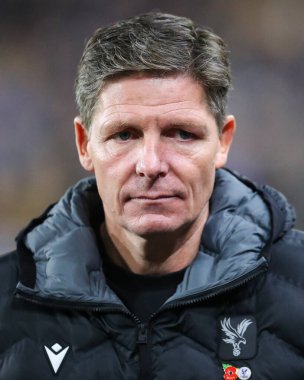 Oliver Glasner Premier Lig maçında Crystal Palace 'ın menajeri Wolverhampton Wanderers, Molineux, Wolverhampton' daki Crystal Palace 'a karşı 2 Kasım 2024