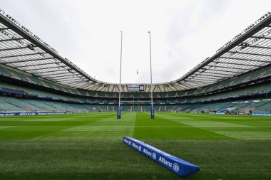 Allianz Stadyumu 'nun genel bir görüntüsü, İngiltere Rugby' nin Güz Ulusları Serisi sırasında İngiltere - Yeni Zelanda maçı, Allianz Stadyumu, Twickenham, İngiltere, 2 Kasım 2024