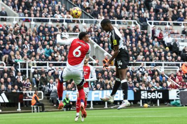 Alexander Isak of Newcastle United scores to make it 1-0 during the Premier League match Newcastle United vs Arsenal at St. James's Park, Newcastle, United Kingdom, 2nd November 2024 clipart