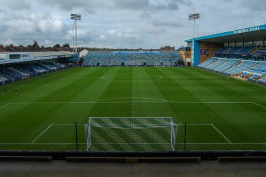 MEMS Priestfield 'ın, 2 Kasım 2024' te İngiltere 'nin Gillingham Priestfield Stadyumu' nda oynanan birinci tur karşılaşmasından önceki genel görünümü.