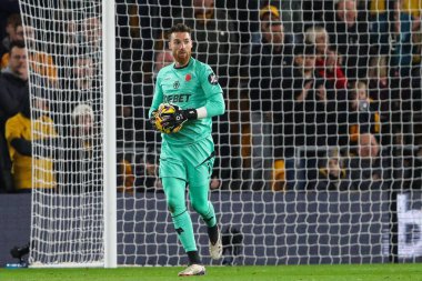 Wolverhampton Wanderers 'dan Jos S Premier League maçı sırasında Wolverhampton Wanderers, Molineux, Wolverhampton' daki Crystal Palace 'a karşı, 2 Kasım 2024