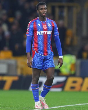 Kristal Saray 'dan Eddie Nketiah Premier Lig maçı sırasında Wolverhampton Wanderers, Molineux, Wolverhampton' daki Crystal Palace 'a karşı 2 Kasım 2024