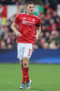 Nottingham Ormanı 'ndan Chris Wood Premier League maçı sırasında Nottingham Forest, West Ham United' a karşı City Ground, Nottingham, İngiltere, 2 Kasım 2024