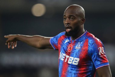 Kristal Saray 'dan Jean-Philippe Mateta Premier Lig maçı sırasında Wolverhampton Wanderers, Molineux, Wolverhampton' daki Crystal Palace 'a karşı, 2 Kasım 2024