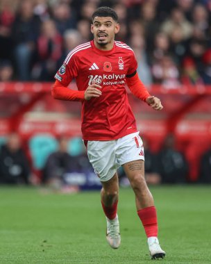 Nottingham Ormanı 'ndan Morgan Gibbs-White Premier League maçı sırasında Nottingham Forest, West Ham United' a karşı City Ground, Nottingham, 2 Kasım 2024