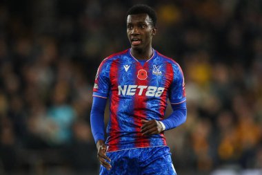 Kristal Saray 'dan Eddie Nketiah Premier Lig maçı sırasında Wolverhampton Wanderers, Molineux, Wolverhampton' daki Crystal Palace 'a karşı 2 Kasım 2024