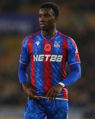 Kristal Saray 'dan Eddie Nketiah Premier Lig maçı sırasında Wolverhampton Wanderers, Molineux, Wolverhampton' daki Crystal Palace 'a karşı 2 Kasım 2024