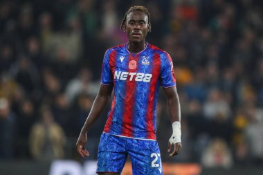 Kristal Saray 'dan Trevoh Chalobah Premier Lig maçı sırasında Wolverhampton Wanderers, Molineux, Wolverhampton' daki Crystal Palace 'a karşı, 2 Kasım 2024