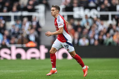 Arsenal 'den Leandro Trossard Premier League maçı sırasında St.James' s Park, Newcastle, 2 Kasım 2024 'de Newcastle United ile karşı karşıya geldi.