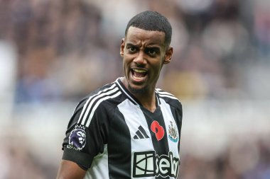 Newcastle United 'dan Alexander Isak Premier Lig karşılaşmasında Newcastle United ile Arsenal arasında 2 Kasım 2024' te St. James 's Park, Newcastle, İngiltere' de oynanan karşılaşmada