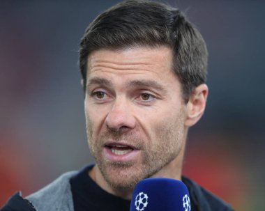Bayer Leverkusen 'in teknik direktörü Xabi Alonso, UEFA Şampiyonlar Ligi, Lig Sahne Maçı' nda Liverpool, Bayer 04 Leverkusen 'e karşı Anfield, Liverpool, Birleşik Krallık' ta 5 Kasım 2024 'te oynanan maç sonrası yapılan röportajda konuştu.