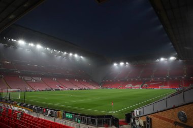 Anfield 'in UEFA Şampiyonlar Ligi, Lig Sahne Maçı sırasında Anfield, Liverpool, 5 Kasım 2024' te Bayer 04 Leverkusen 'e karşı genel bir görüşü
