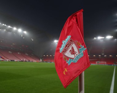 Liverpool FC, UEFA Şampiyonlar Ligi, Lig Sahne Maçı 'nda Bayer 04 Leverkusen' e karşı Anfield, Liverpool, Birleşik Krallık 'ta 5 Kasım 2024 tarihinde