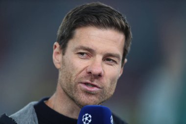 Bayer Leverkusen 'in teknik direktörü Xabi Alonso, UEFA Şampiyonlar Ligi, Lig Sahne Maçı' nda Liverpool, Bayer 04 Leverkusen 'e karşı Anfield, Liverpool, Birleşik Krallık' ta 5 Kasım 2024 'te oynanan maç sonrası yapılan röportajda konuştu.