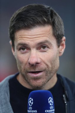 Bayer Leverkusen 'in teknik direktörü Xabi Alonso, UEFA Şampiyonlar Ligi, Lig Sahne Maçı' nda Liverpool, Bayer 04 Leverkusen 'e karşı Anfield, Liverpool, Birleşik Krallık' ta 5 Kasım 2024 'te oynanan maç sonrası yapılan röportajda konuştu.