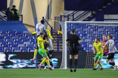 Dominic Iorfa of Sheffield Wednesday scores to make it 2-0 during the Sky Bet Championship match Sheffield Wednesday vs Norwich City at Hillsborough, Sheffield, United Kingdom, 5th November 2024 clipart