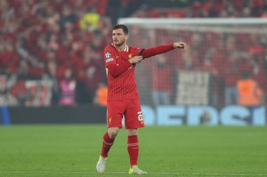 Liverpool Şampiyonlar Ligi Ligi, Lig Sahne Maçı 'nda Liverpool, Bayer 04 Leverkusen' e karşı Anfield, Liverpool, İngiltere, 5 Kasım 2024