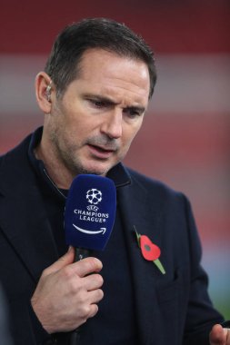 Frank Lampard, 5 Kasım 2024 'te Anfield, Liverpool, Liverpool' da oynanan Lig Stage maçı olan Liverpool, Bayer 04 Leverkusen maçına katıldı.