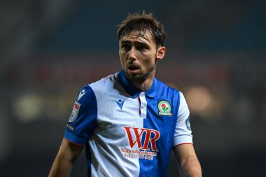 Blackburn Rovers 'dan Harry Pickering 6 Kasım 2024' te Blackburn, İngiltere 'de Blackburn Park' ta Blackburn Rovers 'ın Stoke City' e karşı oynadığı maçta