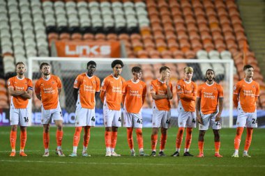 Blackpool, Bristol Street Motors Kupası 'nda Blackpool' a karşı Liverpool U21 'in 6 Kasım 2024' te Bloomfield Road, Blackpool 'da oynanan penaltı atışında orta çizgide yerini aldı.